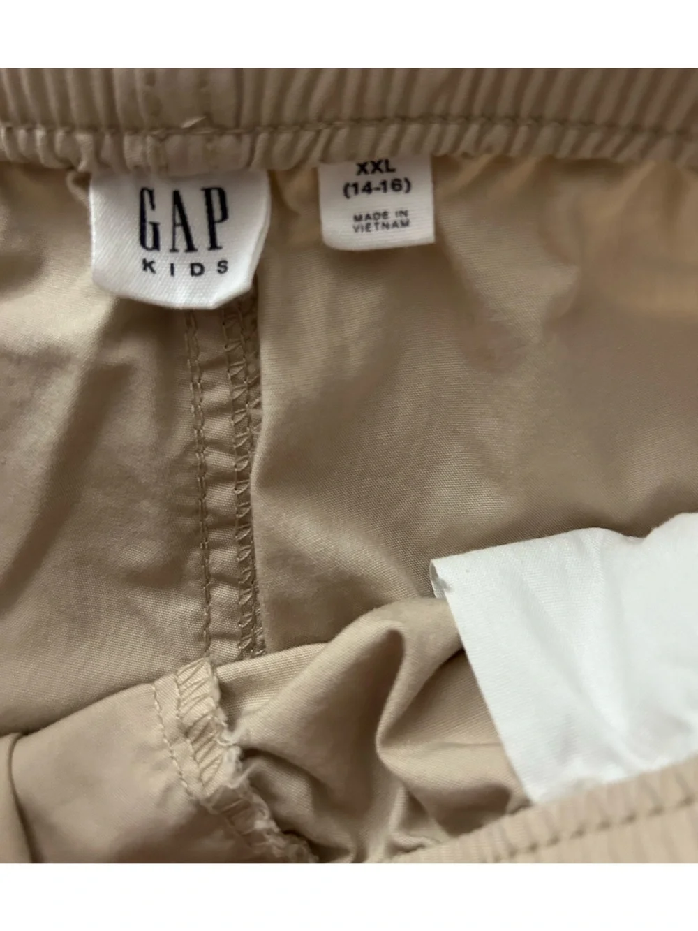 GAP Light Beige Kids Shorts with Drawstring Size 14-16yrs..
